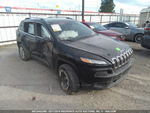 1C4PJLLX1JD552218 - 2018 JEEP CHEROKEE LATITUDE PLUS BLACK photo 1