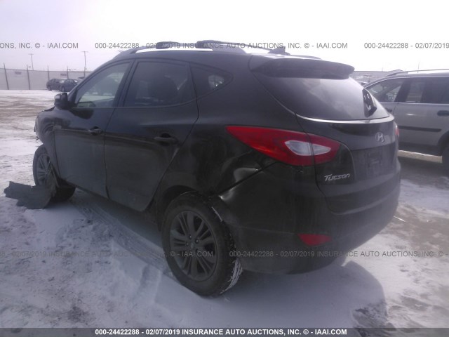 KM8JUCAG2EU939538 - 2014 HYUNDAI Tucson GLS/LIMITED/SE BLACK photo 3