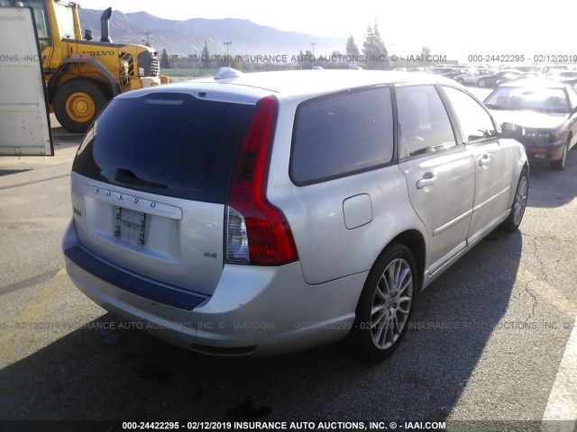 YV1390MW4A2533325 - 2010 VOLVO V50 2.4I SILVER photo 4