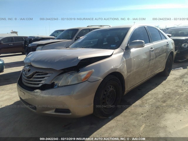 4T1BE46K08U752162 - 2008 TOYOTA CAMRY CE/LE/XLE/SE TAN photo 2
