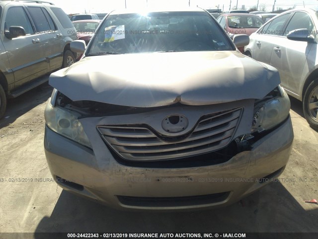 4T1BE46K08U752162 - 2008 TOYOTA CAMRY CE/LE/XLE/SE TAN photo 6