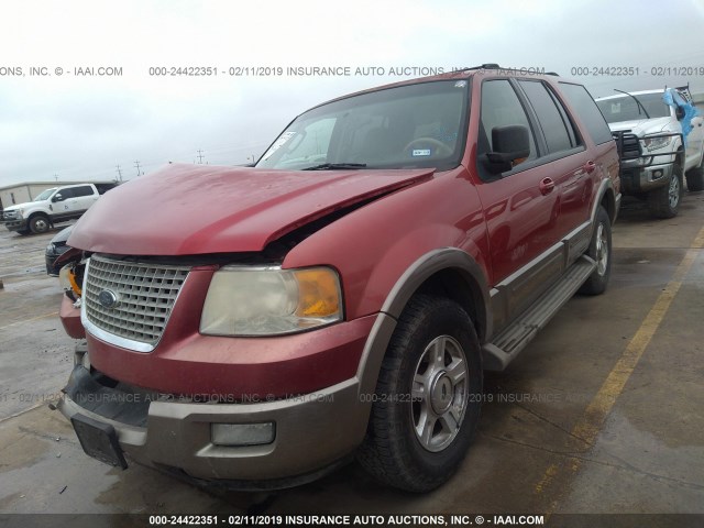 1FMRU17W73LC58686 - 2003 FORD EXPEDITION EDDIE BAUER RED photo 2