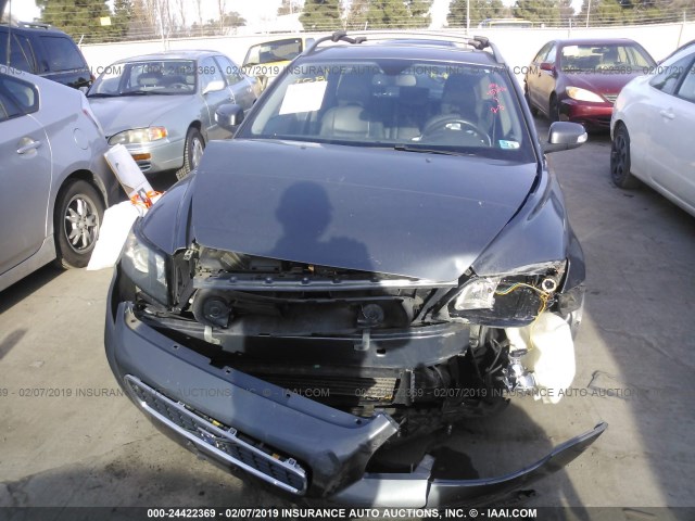 YV1MW682072302437 - 2007 VOLVO V50 T5 GRAY photo 6