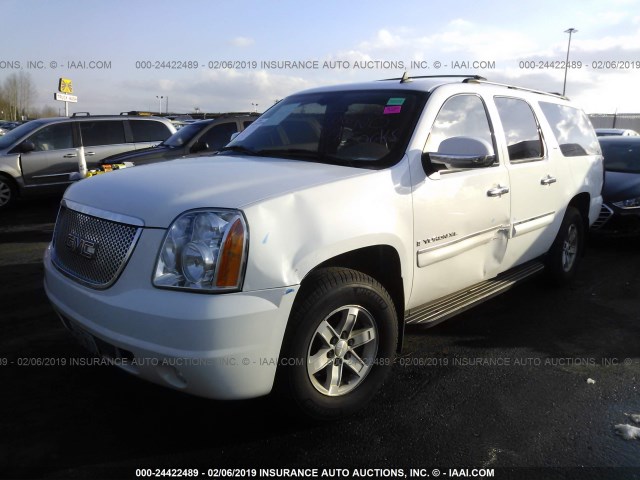 1GKFK16367J229786 - 2007 GMC YUKON XL K1500 WHITE photo 2