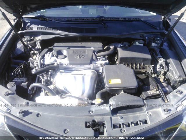 4T1BF1FKXEU835878 - 2014 TOYOTA CAMRY L/SE/LE/XLE BLACK photo 10