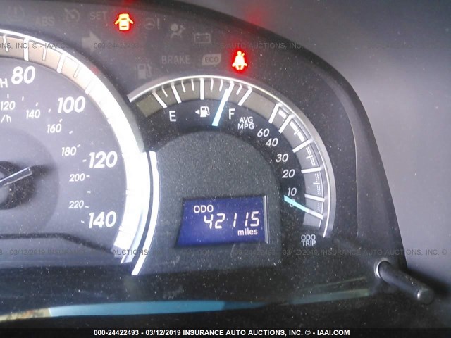 4T1BF1FKXEU835878 - 2014 TOYOTA CAMRY L/SE/LE/XLE BLACK photo 7