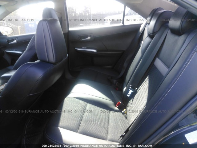 4T1BF1FKXEU835878 - 2014 TOYOTA CAMRY L/SE/LE/XLE BLACK photo 8