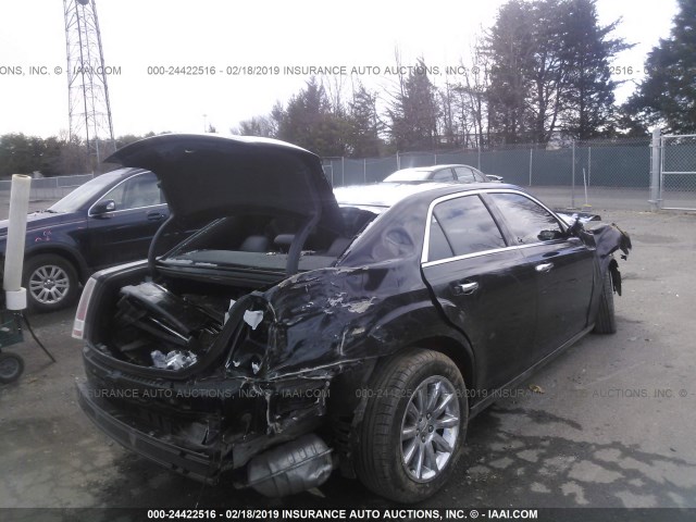 2C3CCACG4CH245312 - 2012 CHRYSLER 300 LIMITED BLACK photo 4