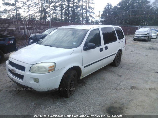 1GNDV23LX6D155992 - 2006 CHEVROLET UPLANDER LS 白色 照片 2