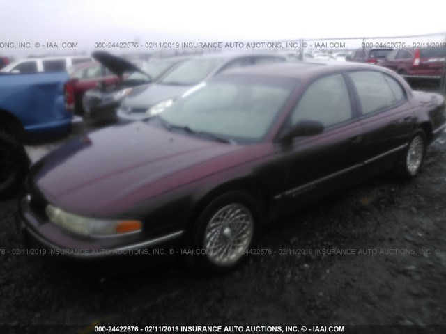 2C3HC56F8TH245541 - 1996 CHRYSLER LHS PURPLE photo 2