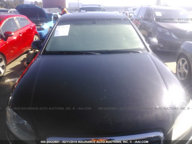 WAUML44E26N006459 - 2006 AUDI A8 L QUATTRO BLACK photo 6