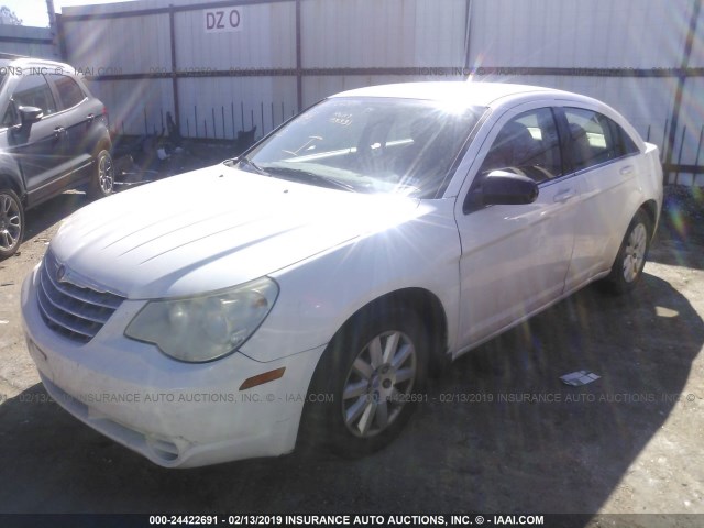 1C3LC46K38N182283 - 2008 CHRYSLER SEBRING LX WHITE photo 2