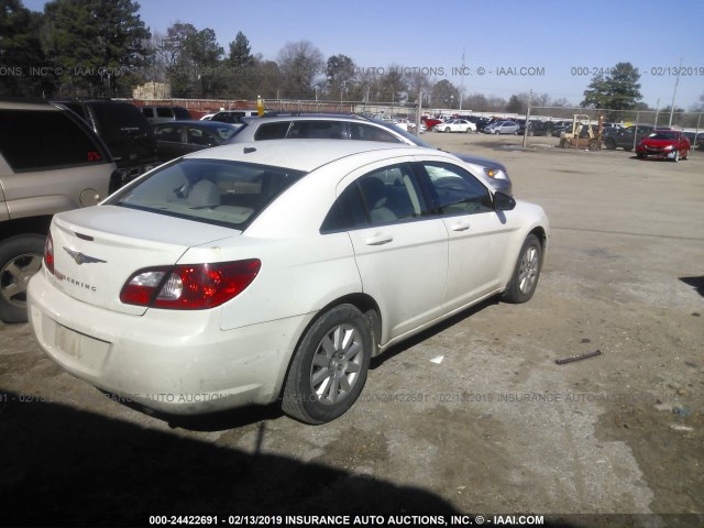 1C3LC46K38N182283 - 2008 CHRYSLER SEBRING LX WHITE photo 4