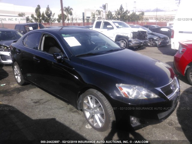 JTHBF5C23D5193124 - 2013 LEXUS IS 250 BLACK photo 1