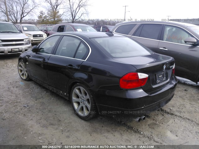 WBAVB33566AZ87163 - 2006 BMW 330 I BLACK photo 3