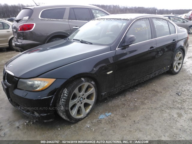 WBAVB33566AZ87163 - 2006 BMW 330 I BLACK photo 6