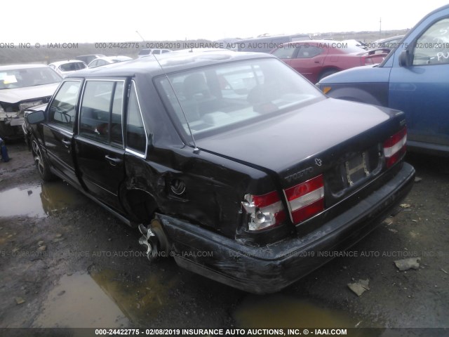 YV1KS9601V1109805 - 1997 VOLVO 960 BLACK photo 3