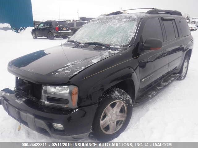 1GNET16S036175241 - 2003 CHEVROLET TRAILBLAZER EXT BLACK photo 2