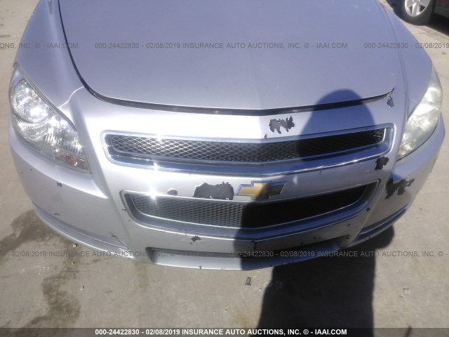 1G1ZH57B39F163863 - 2009 CHEVROLET MALIBU 1LT SILVER photo 6