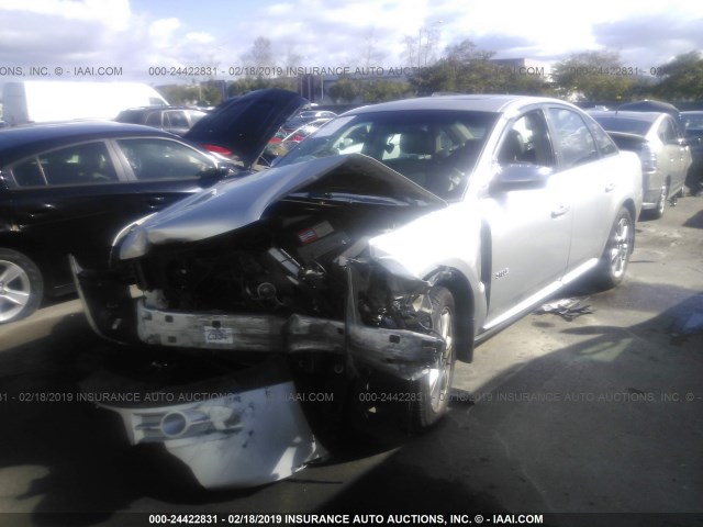 1MEHM42W68G627027 - 2008 MERCURY SABLE PREMIER SILVER photo 2