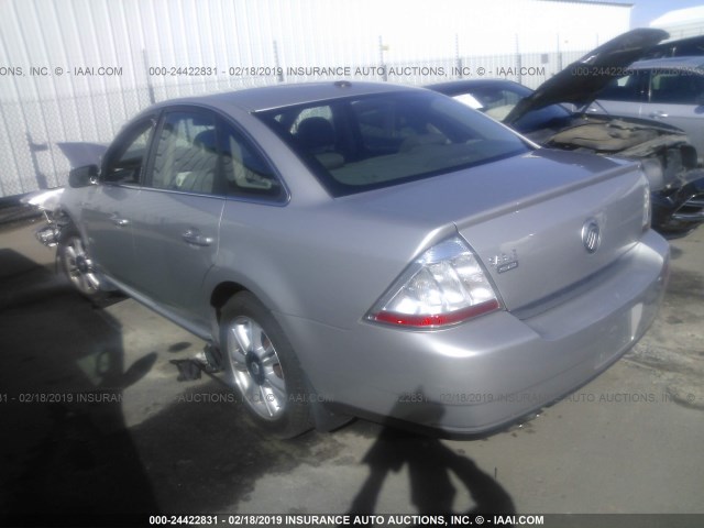 1MEHM42W68G627027 - 2008 MERCURY SABLE PREMIER SILVER photo 3