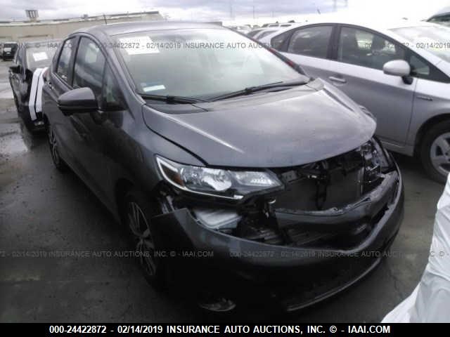 3HGGK5H83KM703223 - 2019 HONDA FIT EX GRAY photo 1