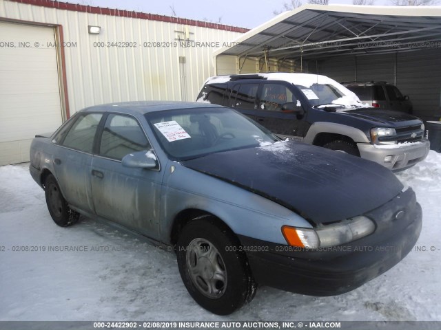 1FACP52U9NG212292 - 1992 FORD TAURUS GL BLUE photo 1