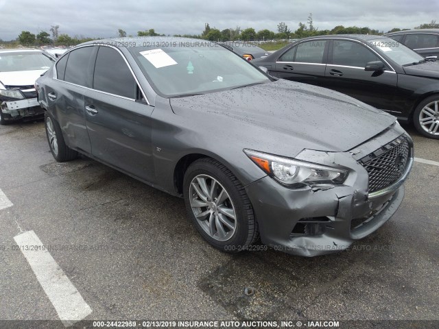 JN1BV7AP9FM344302 - 2015 INFINITI Q50 PREMIUM/SPORT GRAY photo 1