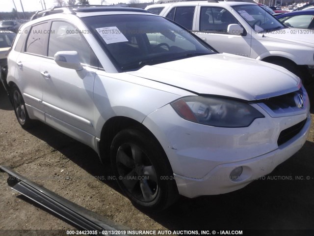 5J8TB185X8A012418 - 2008 ACURA RDX TECHNOLOGY WHITE photo 1