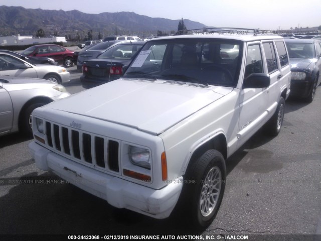 1J4FT78S9XL619568 - 1999 JEEP CHEROKEE LIMITED WHITE photo 2