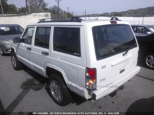 1J4FT78S9XL619568 - 1999 JEEP CHEROKEE LIMITED WHITE photo 3