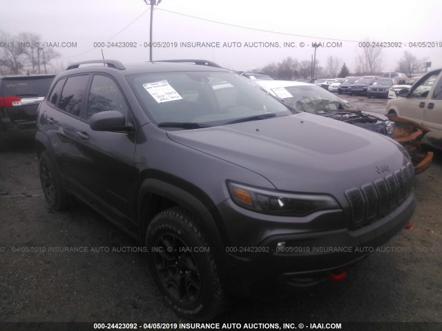 1C4PJMBN4KD225187 - 2019 JEEP CHEROKEE TRAILHAWK SILVER photo 1