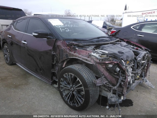 1N4AA6AP5GC424675 - 2016 NISSAN MAXIMA 3.5S/SV/SL/SR/PLAT RED photo 1