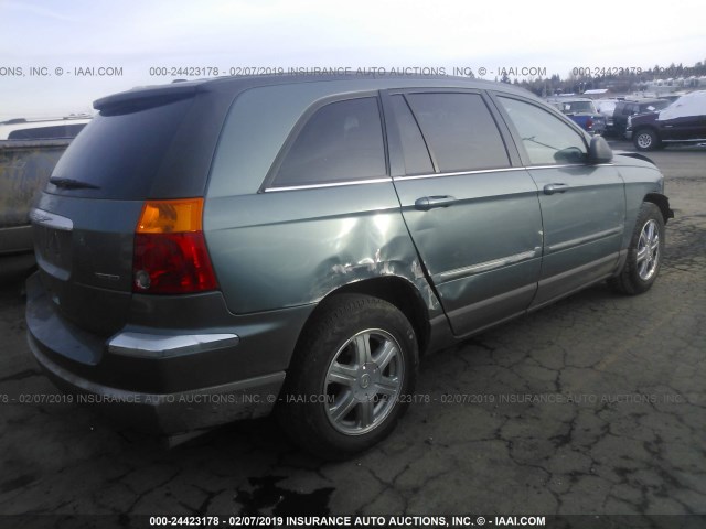 2A4GF68476R751810 - 2006 CHRYSLER PACIFICA TOURING GREEN photo 4