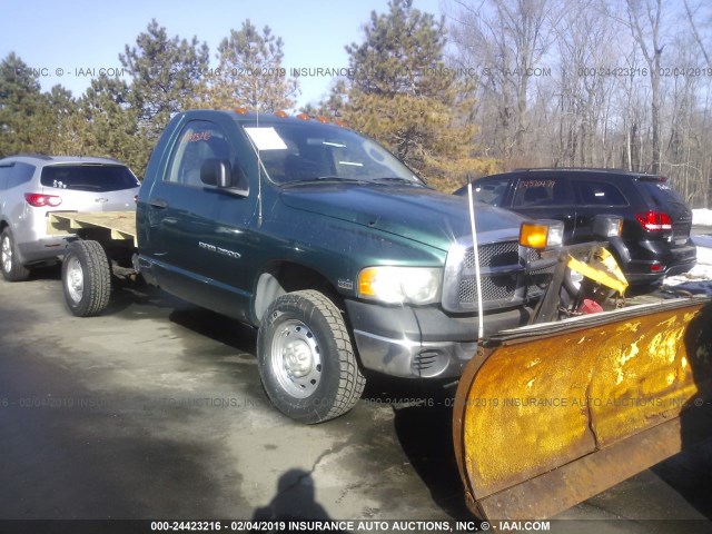 3D7KU26D83G797946 - 2003 DODGE RAM 2500 ST GREEN photo 1