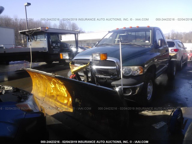 3D7KU26D83G797946 - 2003 DODGE RAM 2500 ST GREEN photo 2