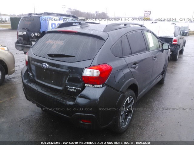 JF2GPALC4HH278517 - 2017 SUBARU CROSSTREK LIMITED BLACK photo 4