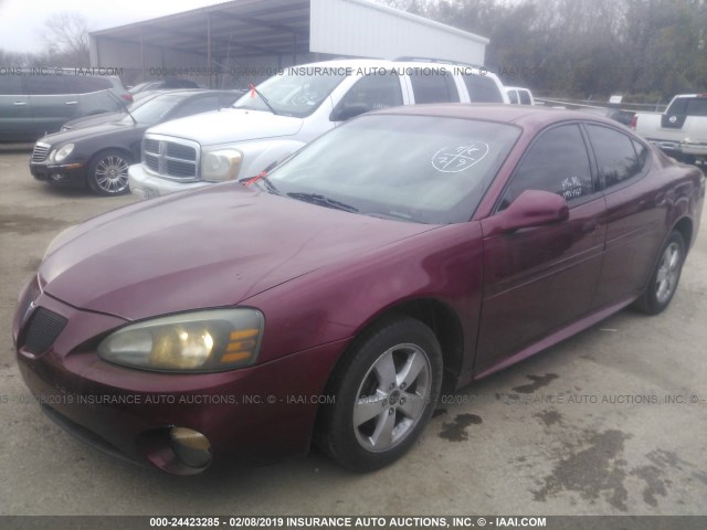 2G2WP522X51341200 - 2005 PONTIAC GRAND PRIX 栗色 照片 2