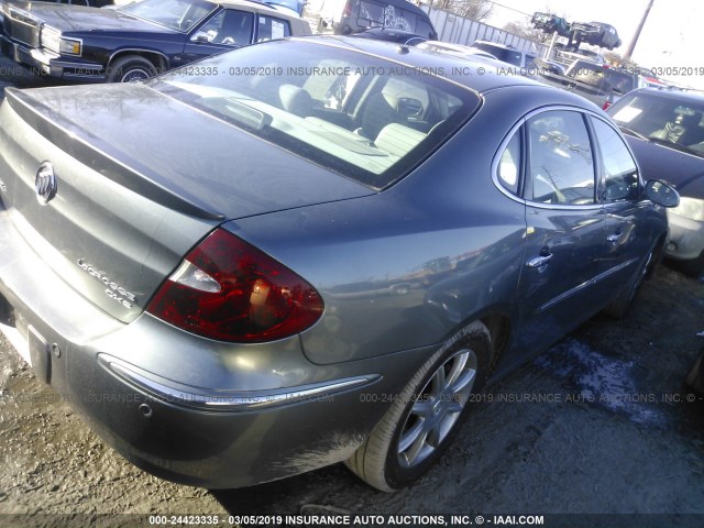 2G4WE567751252154 - 2005 BUICK LACROSSE CXS GRAY photo 4