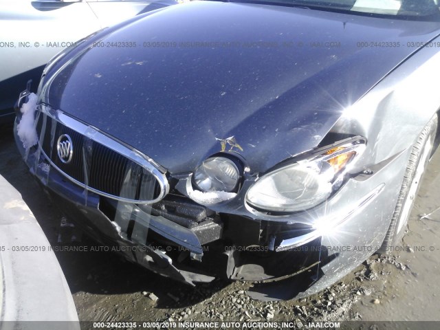 2G4WE567751252154 - 2005 BUICK LACROSSE CXS GRAY photo 6