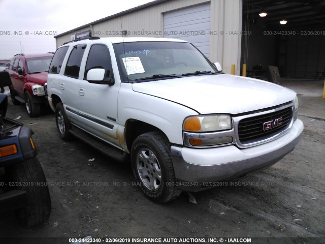 1GKEC13Z94J235062 - 2004 GMC YUKON WHITE photo 1