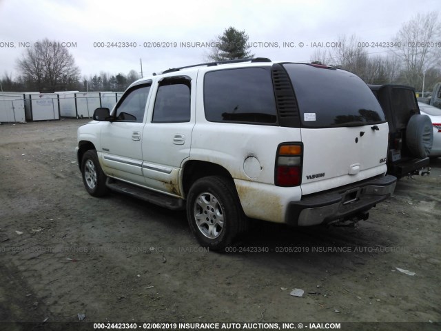 1GKEC13Z94J235062 - 2004 GMC YUKON WHITE photo 3