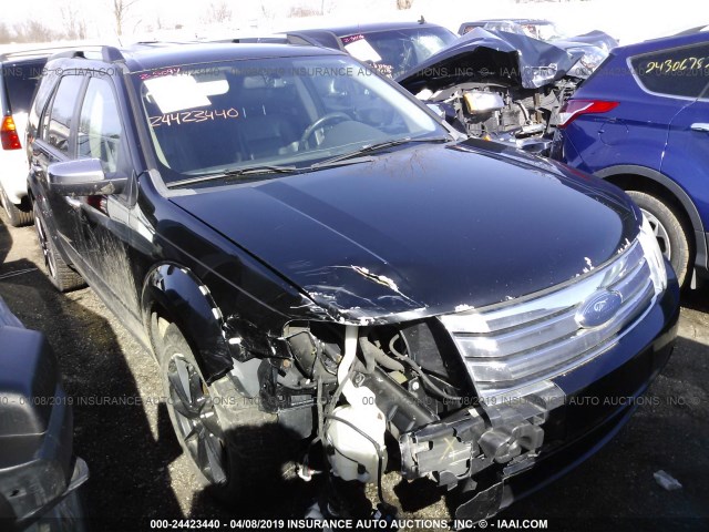 1FMDK03W88GA45407 - 2008 FORD TAURUS X LIMITED BLACK photo 1