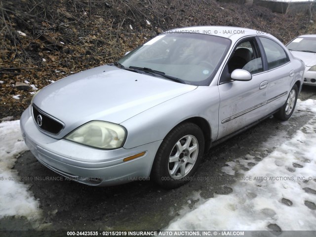 1MEFM53U21A611071 - 2001 MERCURY SABLE LS SILVER photo 2