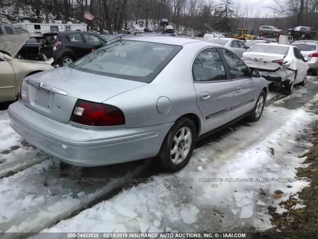 1MEFM53U21A611071 - 2001 MERCURY SABLE LS SILVER photo 4