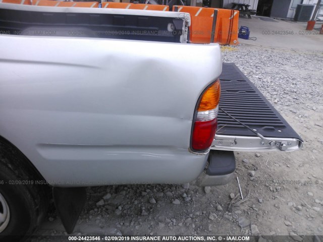 5TEVL52NX4Z427369 - 2004 TOYOTA TACOMA XTRACAB SILVER photo 6