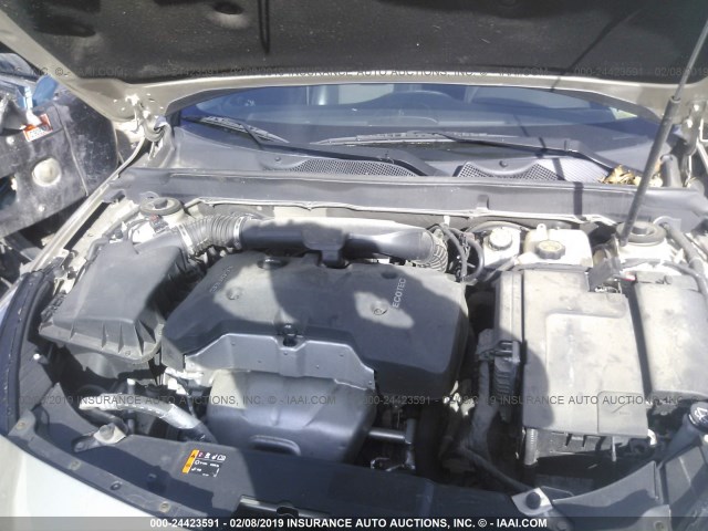 1G11C5SL5EF121734 - 2014 CHEVROLET MALIBU 1LT BEIGE photo 10