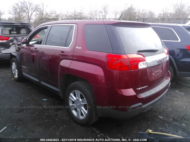 2GKALMEK9D6135511 - 2013 GMC TERRAIN SLE RED photo 3