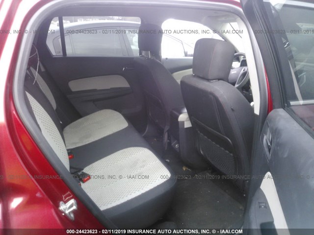 2GKALMEK9D6135511 - 2013 GMC TERRAIN SLE RED photo 8