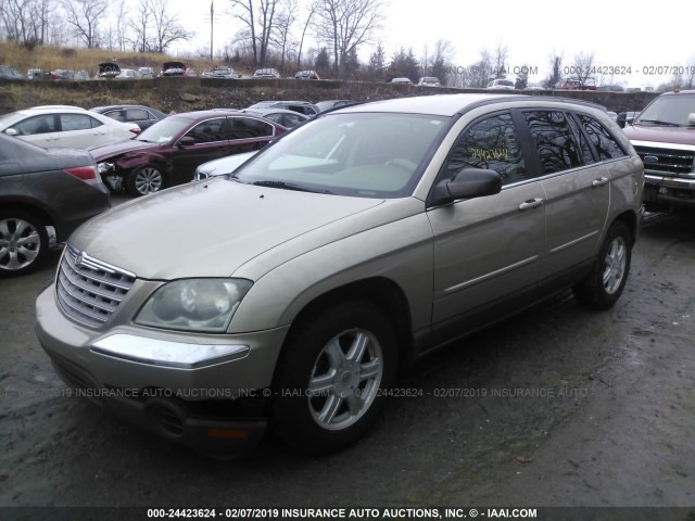 2C4GM68474R617002 - 2004 CHRYSLER PACIFICA TAN photo 2